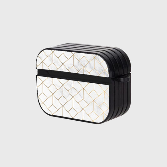 Apple Airpods Pro 2 ( 2nd Gen ) Cover - White Marble Series 2 - Silicon Airpods Case