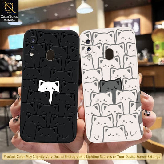 Samsung Galaxy A30 Cover - ONation Be Different Series - HQ Liquid Silicone Elegant Colors Camera Protection Soft Case