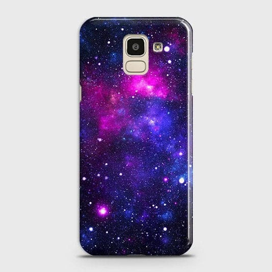 Samsung J6 2018 - Dark Galaxy Stars Modern Printed Hard Case (Fast Delivery)
