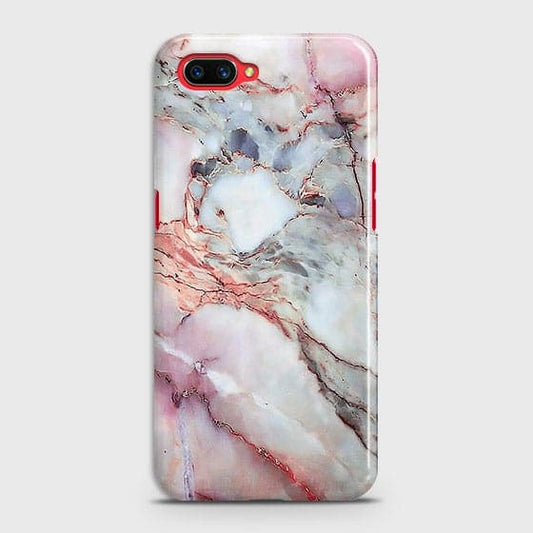 Oppo A3S - Violet Sky Marble Trendy Printed Hard Case ( Fast delivery )