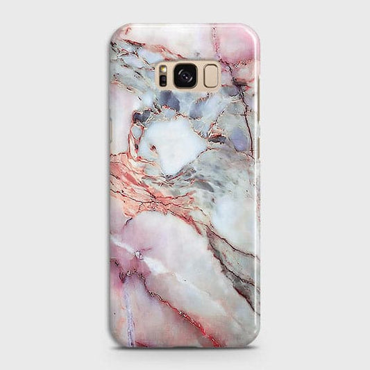 Samsung Galaxy S8 Plus - Violet Sky Marble Trendy Printed Hard Case ( Fast Delivery )