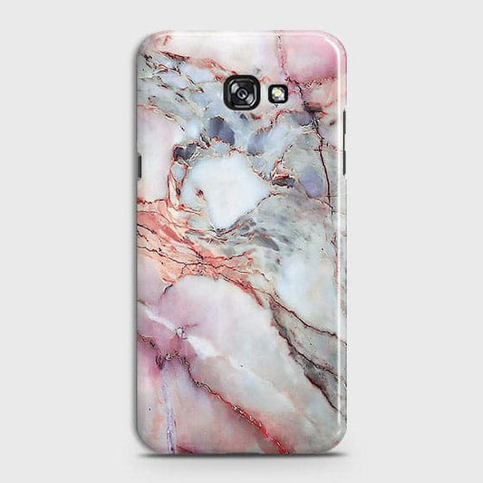 Samsung Galaxy J4 Plus - Violet Sky Marble Trendy Printed Hard Case ( Fast Delivery )