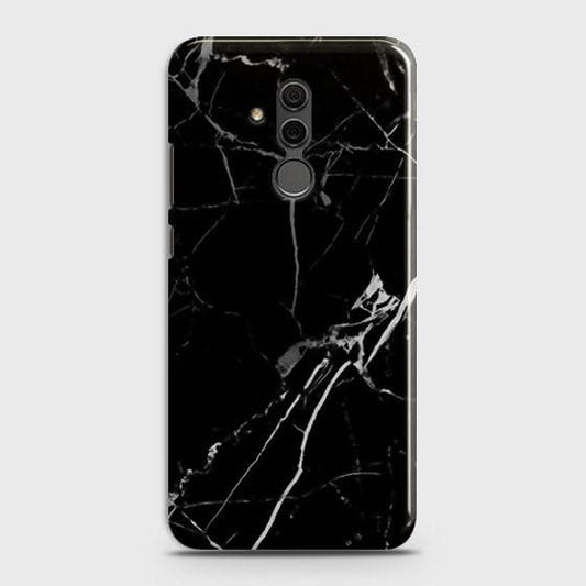Huawei Mate 20 Lite - Black Modern Classic Marble Printed Hard Case (Fast Delivery)