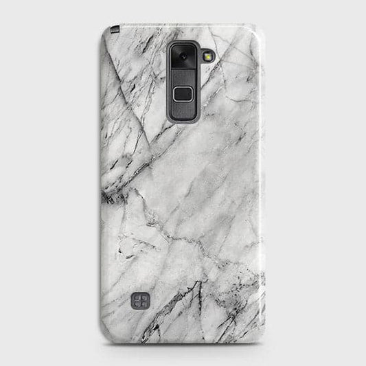 LG Stylus 2 / Stylus 2 Plus / Stylo 2 / Stylo 2 Plus Cover - Matte Finish - Trendy White Floor Marble Printed Hard Case with Life Time Colors Guarantee - D2 ( Fast Delivery )