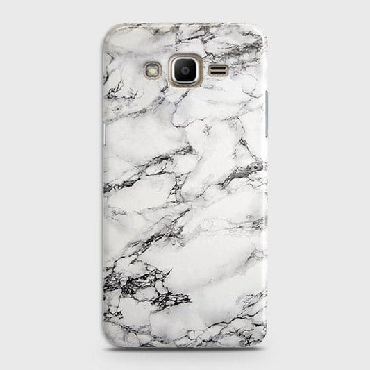 Samsung Galaxy J3 2016 / J320 Cover - Matte Finish - Trendy Mysterious White Marble Printed Hard Case with Life Time Colors Guarantee (Fast Delivery)