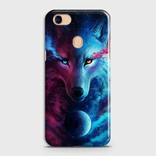 Oppo F5 / F5 Youth Cover - Infinity Wolf  Trendy Printed Hard Case With Life Time Guarantee(B31) 1 ( Fast Delivery )