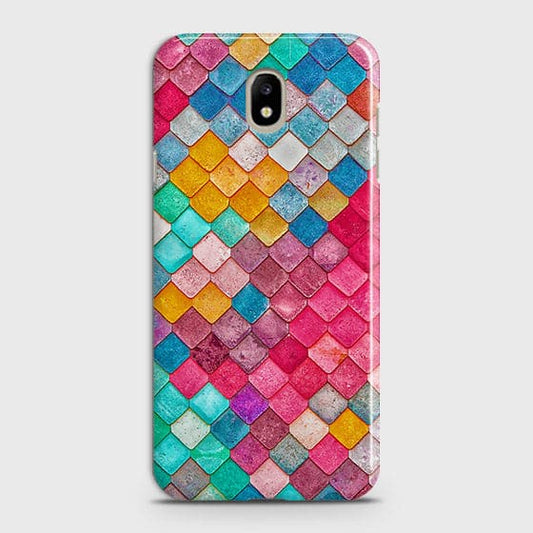 Samsung Galaxy J7 2017 Cover - Chic Colorful Mermaid Printed Hard Case with Life Time Colors Guarantee(2) ( fast Delivery )