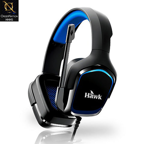 HAWK G2000 gaming headset microphone - Black ( Not Wireless/Bluetooth )