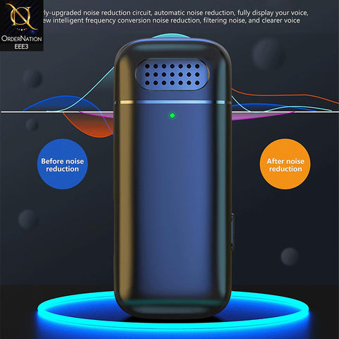 Black - K6 IPHONE Double Warless Mic Noise Reduction with Charging Case for Interview Live Stream