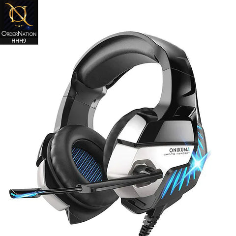ONIKUMA K5 Pro Gaming Headset Wired Stereo Headphones ANC with Mic LED Lights for PC Laptop Xbox One ( Not Wireless/Bluetooth )