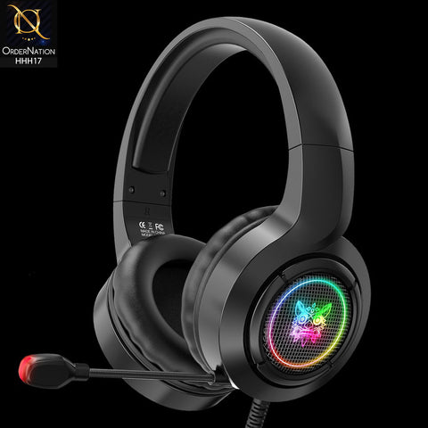 ONIKUMA X1 Wired Gaming Headset 3.5mm PS4 Headsets Surround Sound & HD Microphone LED Light for PS5 PS4 One Nintendo Switch PC ( Not Wireless/Bluetooth )