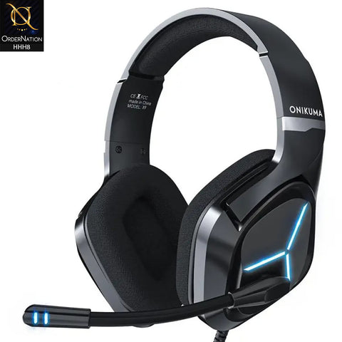 ONIKUMA X9 Gaming Headset with Mic and Noise Canceling Gaming Headphone Wired Blue Light for PS4 PS5 PC XBOX ( Not Wireless/Bluetooth )