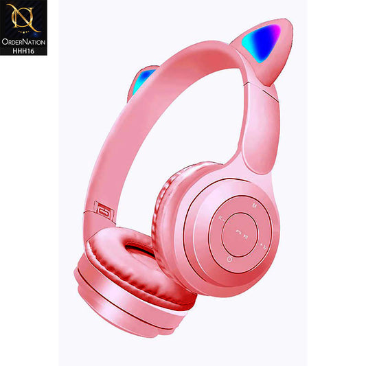 KT-49M Ears Wireless Stereo Earphones - Pink