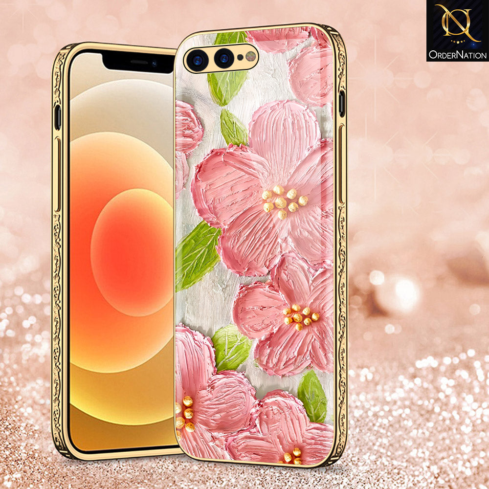 iPhone Plus Plus Cover Floral Series Premium - Main Image
