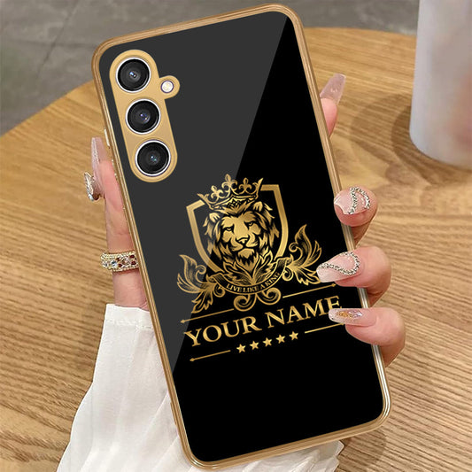 Samsung Galaxy A35 - Gold Series - HQ Premium Shine Durable Golden Electroplate Case