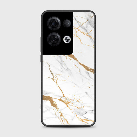 Oppo Reno 8 Pro Cover- Mystic Marble Series - HQ Ultra Shine Premium Infinity Glass Soft Silicon Borders Case