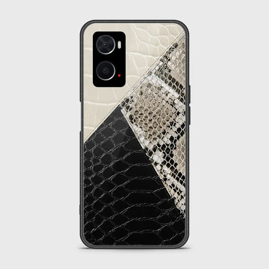 Oppo A96 4G Cover- Printed Skins Series - HQ Ultra Shine Premium Infinity Glass Soft Silicon Borders Case (Fast Delivery)