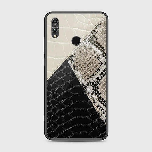 Huawei Honor 8X Cover - Printed Skins Series - D404 - HQ Ultra Shine Premium Infinity Glass Soft Silicon Borders Case ( Fast Delivery )