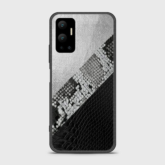 Infinix Hot 12 Cover- Printed Skins Series - HQ Ultra Shine Premium Infinity Glass Soft Silicon Borders Case (Fast Delivery)