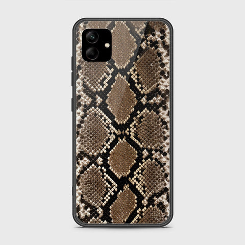 Samsung Galaxy A04e Cover - Printed Skins Series - HQ Ultra Shine Premium Infinity Glass Soft Silicon Borders Case (Fast Delivery)
