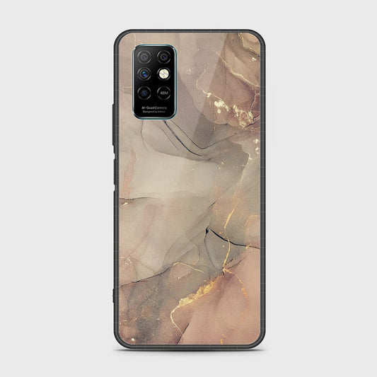 Infinix Note 8i Cover- Mystic Marble Series - HQ Ultra Shine Premium Infinity Glass Soft Silicon Borders Case (Fast Delivery)
