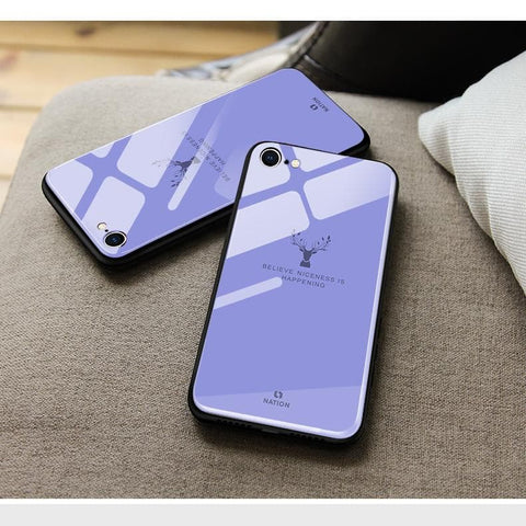 Oppo A96 4G Cover- Nice Series - HQ Ultra Shine Premium Infinity Glass Soft Silicon Borders Case