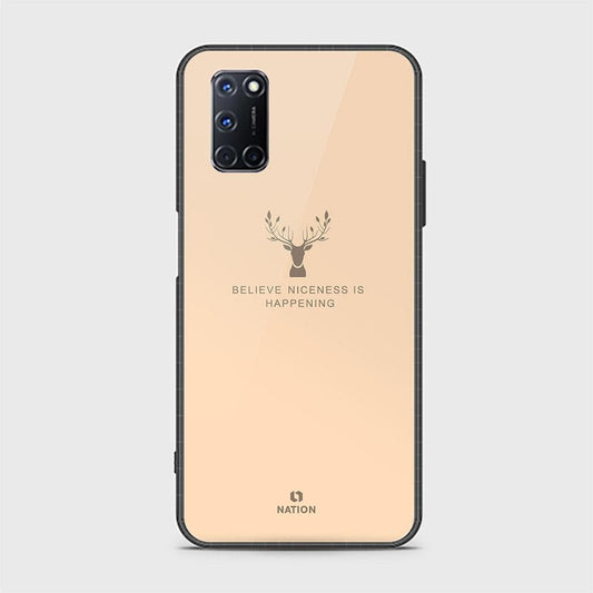 Oppo A72 Cover - Nice Series - D30 - HQ Ultra Shine Premium Infinity Glass Soft Silicon Borders Case ( Fast Delivery )