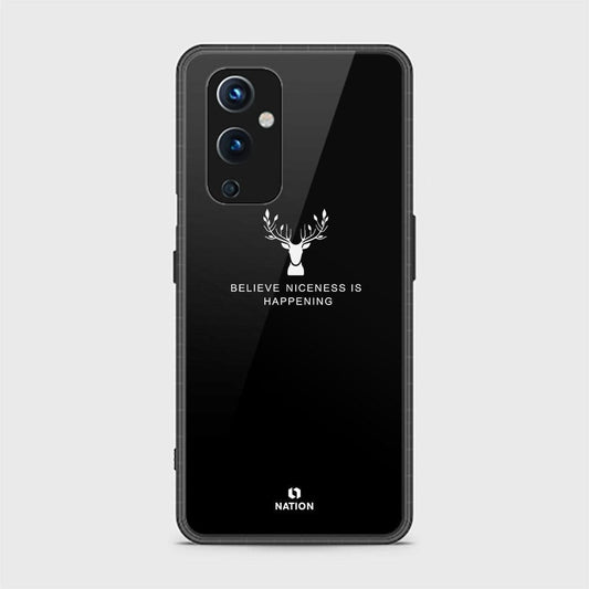 OnePlus 9 Cover - Nice Series - HQ Ultra Shine Premium Infinity Glass Soft Silicon Borders Case (Fast Delivery)