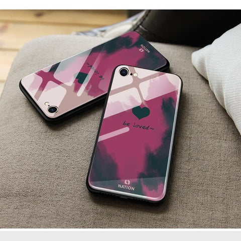 Huawei P20 Cover - ONation Heart Series - D40 - HQ Ultra Shine Premium Infinity Glass Soft Silicon Borders Case ( Fast Delivery )