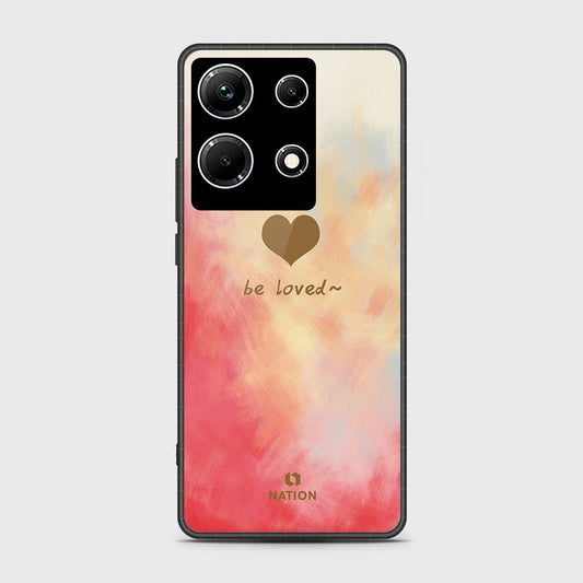 Infinix Note 30 Pro Cover- Onation Heart Series - HQ Ultra Shine Premium Infinity Glass Soft Silicon Borders Case (Fast Delivery)