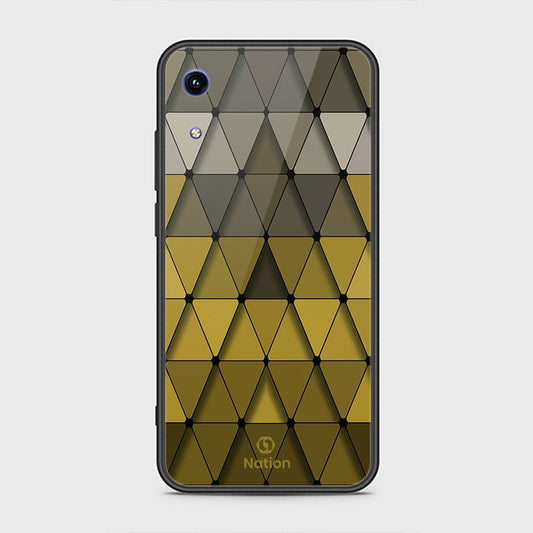 Huawei Honor Play 8A Cover - ONation Pyramid Series - HQ Ultra Shine Premium Infinity Glass Soft Silicon Borders Case
