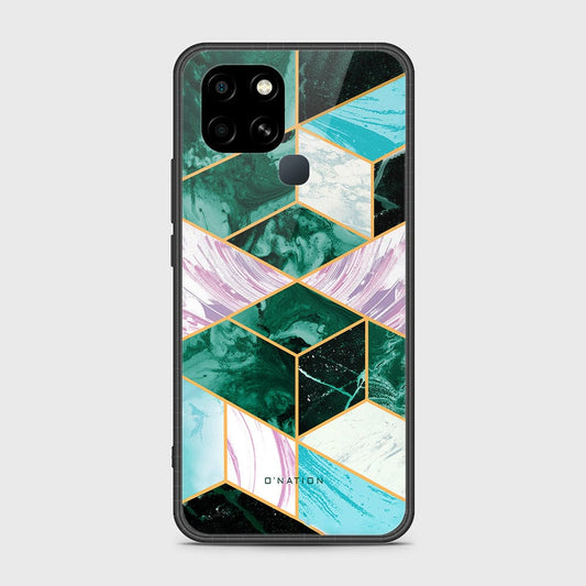 Infinix Smart 6 HD Cover - O'Nation Shades of Marble Series - HQ Ultra Shine Premium Infinity Glass Soft Silicon Borders Case