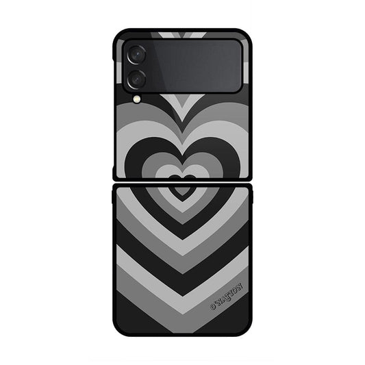 Samsung Galaxy Z Flip 4 5G Cover - O'Nation Heartbeat Series - HQ Premium Shine Durable Shatterproof Case - Soft Silicon Borders (Fast Delivery)