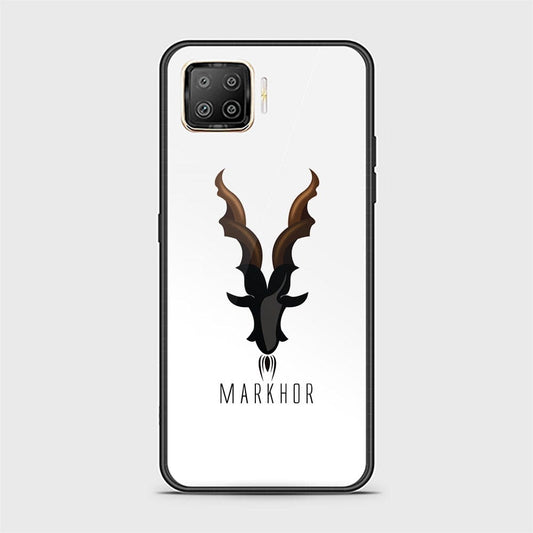 Oppo A73 Cover - Markhor Series - D45 - HQ Ultra Shine Premium Infinity Glass Soft Silicon Borders Case ( Fast Delivery )