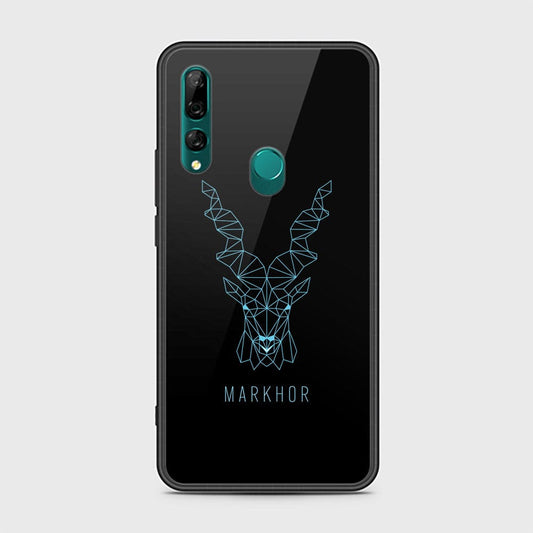 Huawei Y9 Prime 2019 Cover - Markhor Series - D429 - HQ Ultra Shine Premium Infinity Glass Soft Silicon Borders Case ( Fast Delivery )