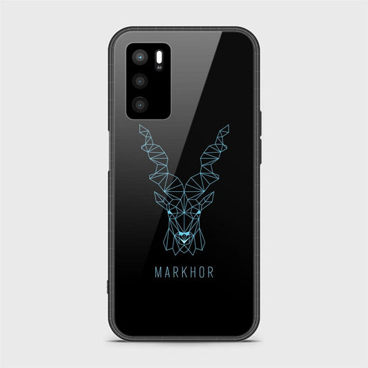 Oppo A16 Cover - Markhor Series - HQ Ultra Shine Premium Infinity Glass Soft Silicon Borders Case (Fast Delivery)