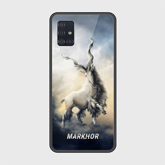 Samsung Galaxy A51 Cover - Markhor Series - D22 - HQ Ultra Shine Premium Infinity Glass Soft Silicon Borders Case ( Fast Delivery )