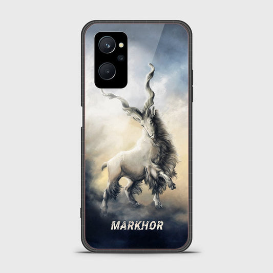 Realme 9i Cover - Markhor Series - D39 - HQ Ultra Shine Premium Infinity Glass Soft Silicon Borders Case ( Fast Delivery )