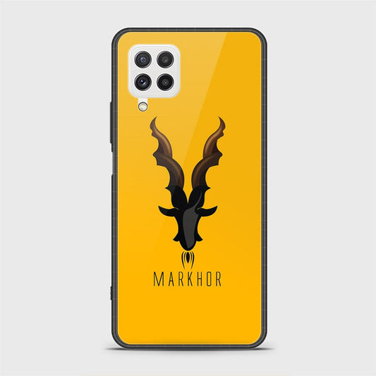 Samsung Galaxy M22 Cover - Markhor Series - D22 - HQ Ultra Shine Premium Infinity Glass Soft Silicon Borders Case ( Fast Delivery )