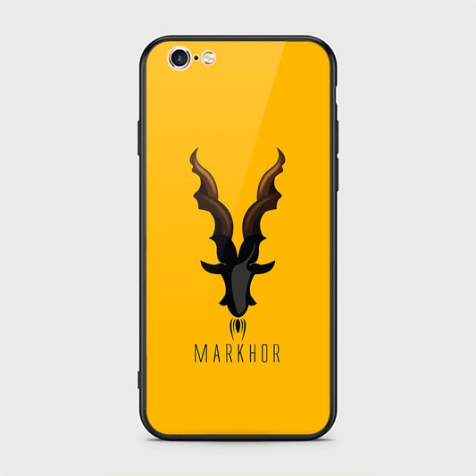 iPhone 6S / 6 Cover - Markhor Series - HQ Ultra Shine Premium Infinity Glass Soft Silicon Borders Case ( Fast Delivery )