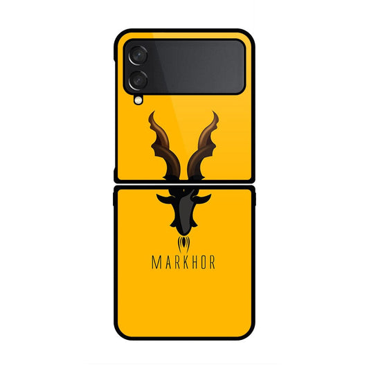 Samsung Galaxy Z Flip 4 5G Cover - Markhor Series - HQ Premium Shine Durable Shatterproof Case - Soft Silicon Borders (Fast Delivery)