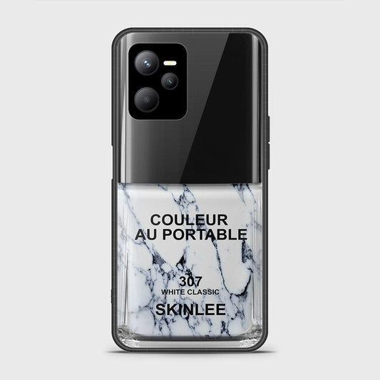 Realme C35 Cover- Couleur Au Portable Series - HQ Ultra Shine Premium Infinity Glass Soft Silicon Borders Case (Fast Deiivery)