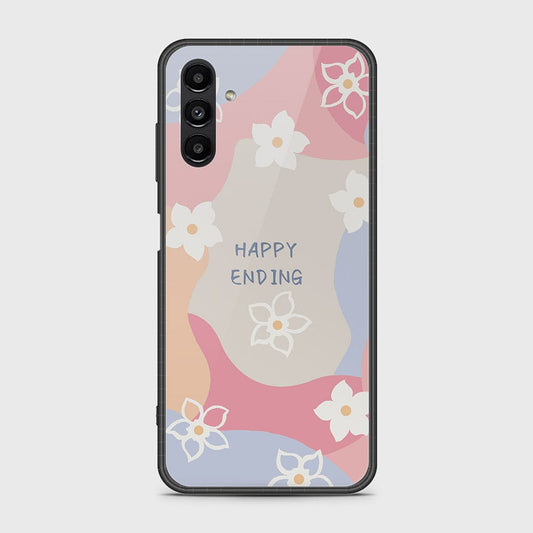 Samsung Galaxy A13 5G Cover- Happy Series - HQ Ultra Shine Premium Infinity Glass Soft Silicon Borders Case (Fast Delivery)