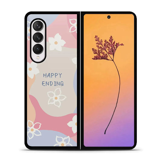Samsung Galaxy Z Fold 4 5G Cover - Happy Series - HQ Premium Shine Durable Shatterproof Case - Soft Silicon Borders (Fast Delivery)