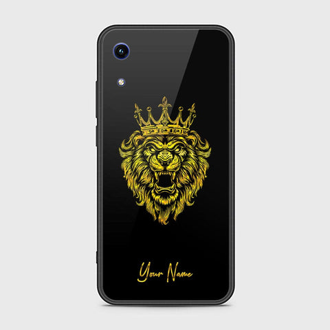 Huawei Honor Play 8A Cover - Gold Series - HQ Ultra Shine Premium Infinity Glass Soft Silicon Borders Case