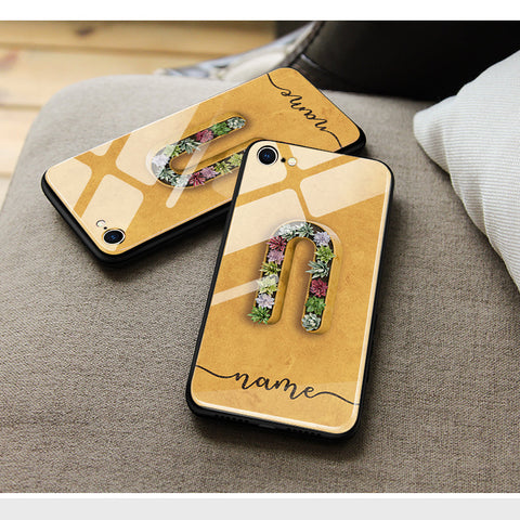Infinix Hot 40 Cover- Personalized Alphabet Series - HQ Ultra Shine Premium Infinity Glass Soft Silicon Borders Case
