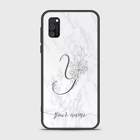 Samsung Galaxy M02s Cover - Personalized Alphabet Series Series - HQ Ultra Shine Premium Infinity Glass Soft Silicon Borders Case