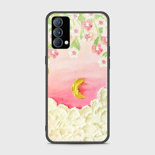 Realme GT Master Cover - Floral Series - Design 7 - Pink & Yellow - HQ Ultra Shine Premium Infinity Glass Soft Silicon Borders Case