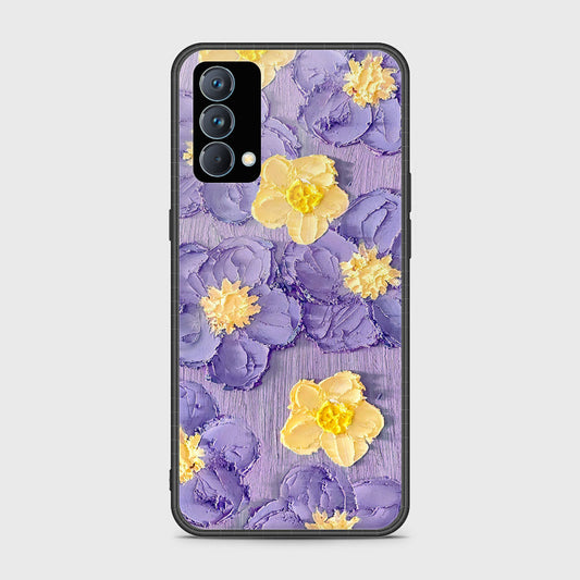 Realme GT Master Cover - Floral Series - Design 8 - Pink & Yellow - HQ Ultra Shine Premium Infinity Glass Soft Silicon Borders Case