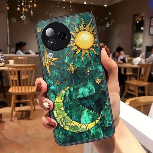 Xiaomi Civi 3 Cover - Celestial Starry Universe Series - HQ Ultra Shine Premium Infinity Glass Soft Silicon Borders Case